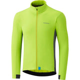 Shimano Clothing Men's Wind Jersey; Neon Yellow; Size S