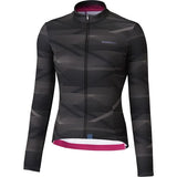 Shimano Clothing Women's Kaede Thermal Jersey; Black/Grey; Size S