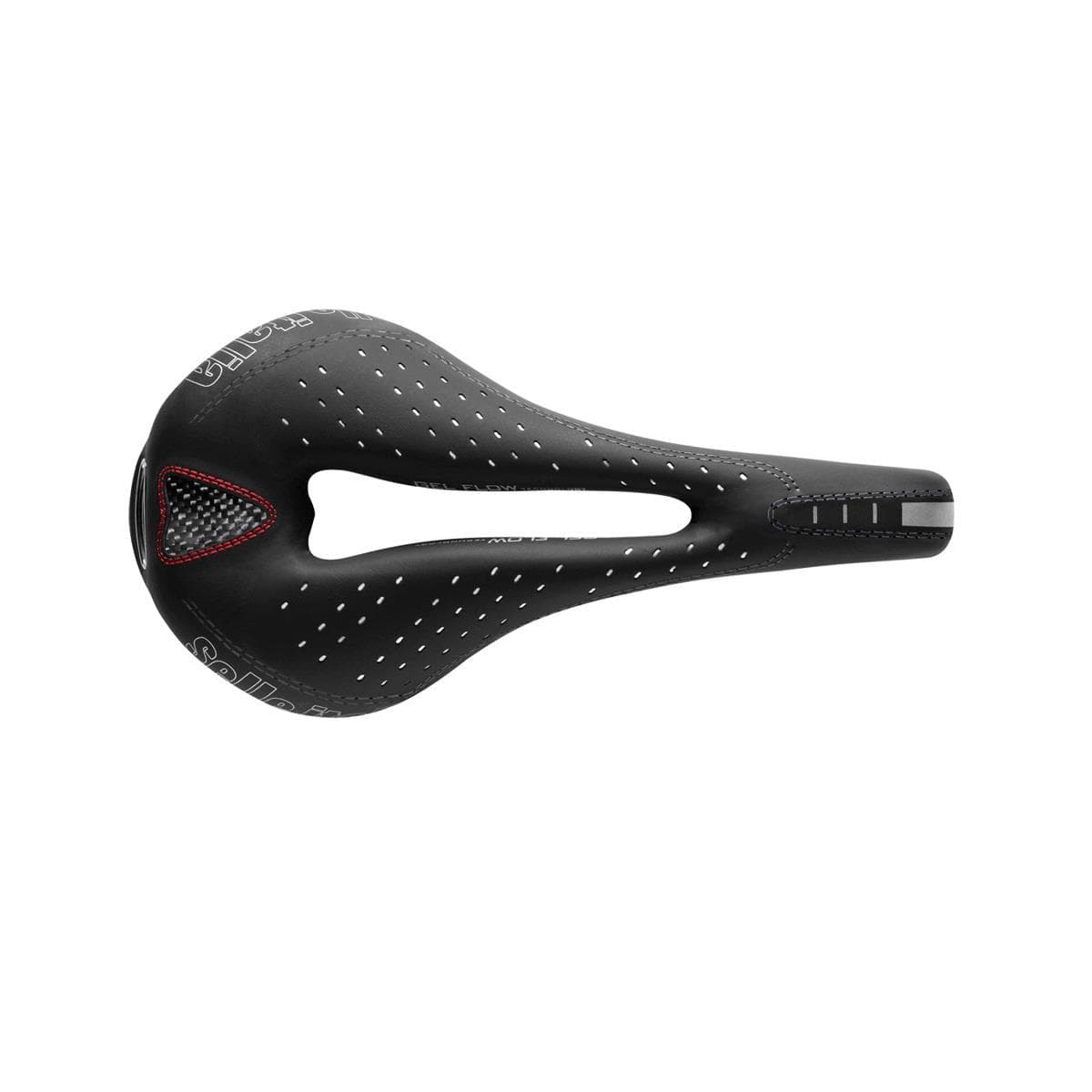 Selle Italia Saddle Max Flite Gel Ti316 Superflow: Black/Black L3