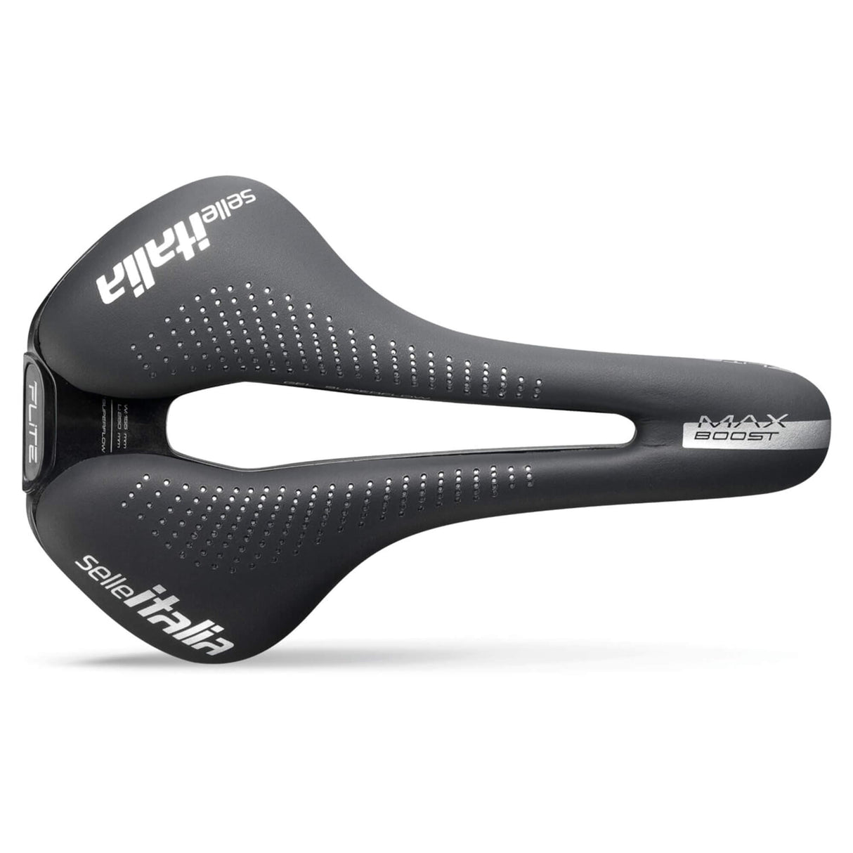 Selle Italia Max Flite Boost Gel Ti316 Superflow Saddle: Black L3