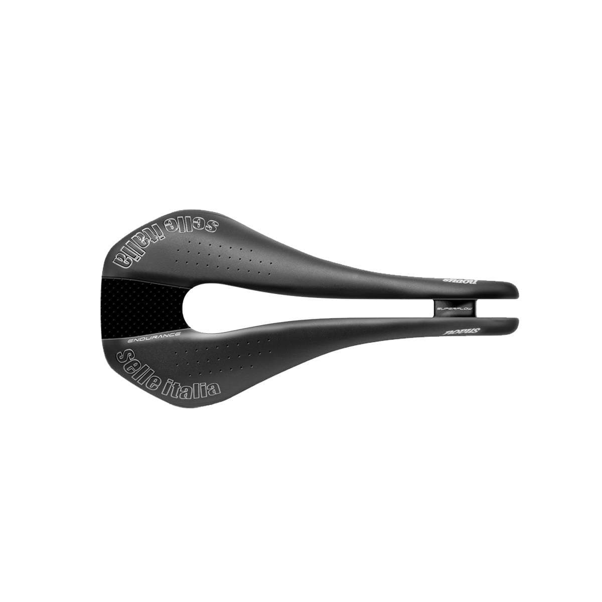 Selle Italia Novus Endurance Tm Superflow Saddle: Black L3