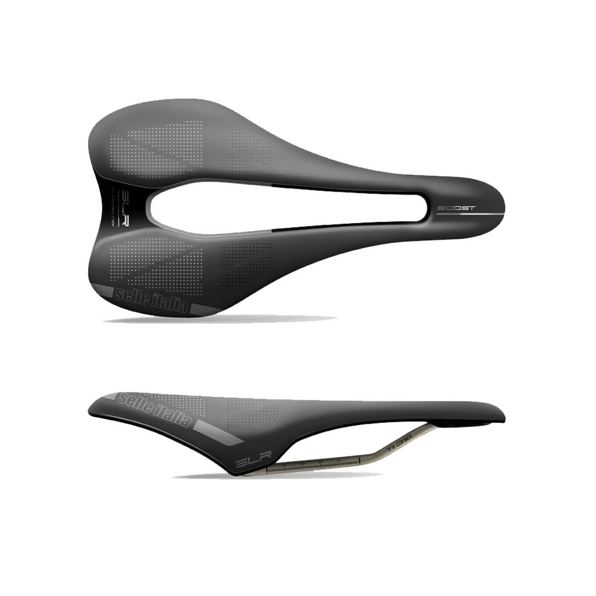 Selle Italia Slr Boost Ti316 Superflow Saddle: Black S3