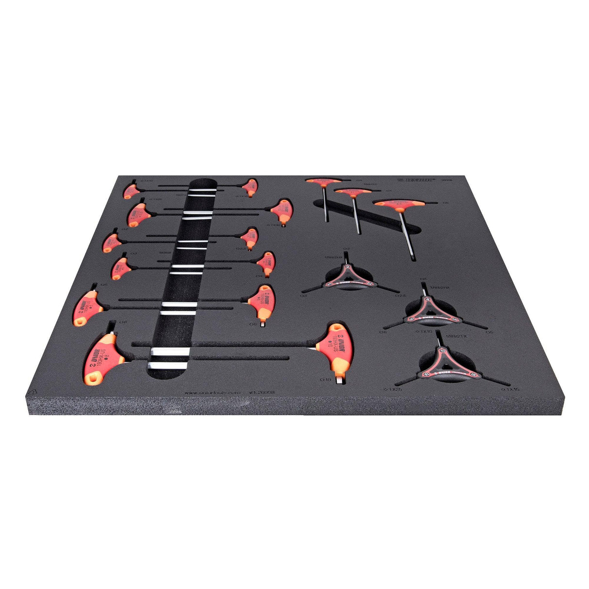 Unior Set Of Tools In Tray 1 For 2600B: Red