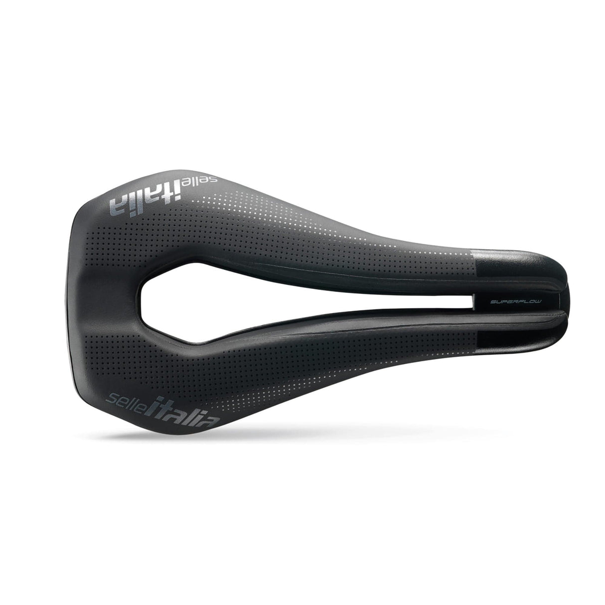 Selle Italia Watt Kit Carbonio Superflow Saddle: Black/Black U3