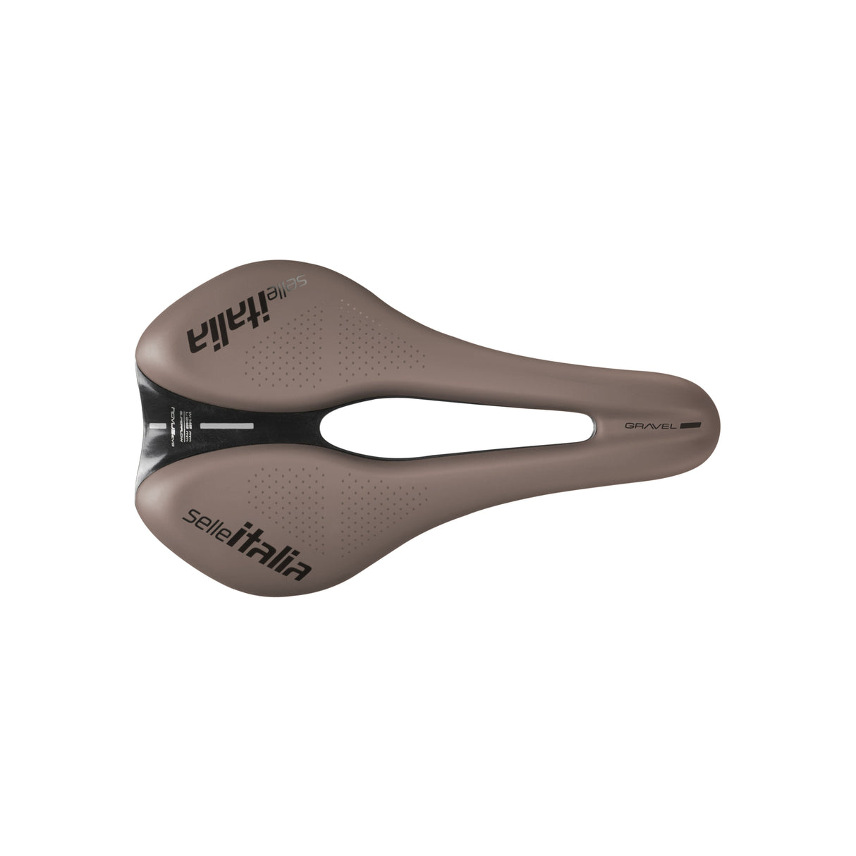 Selle Italia Novus Boost Evo Tm Superflow Gravel Saddle: Mud Brown L3