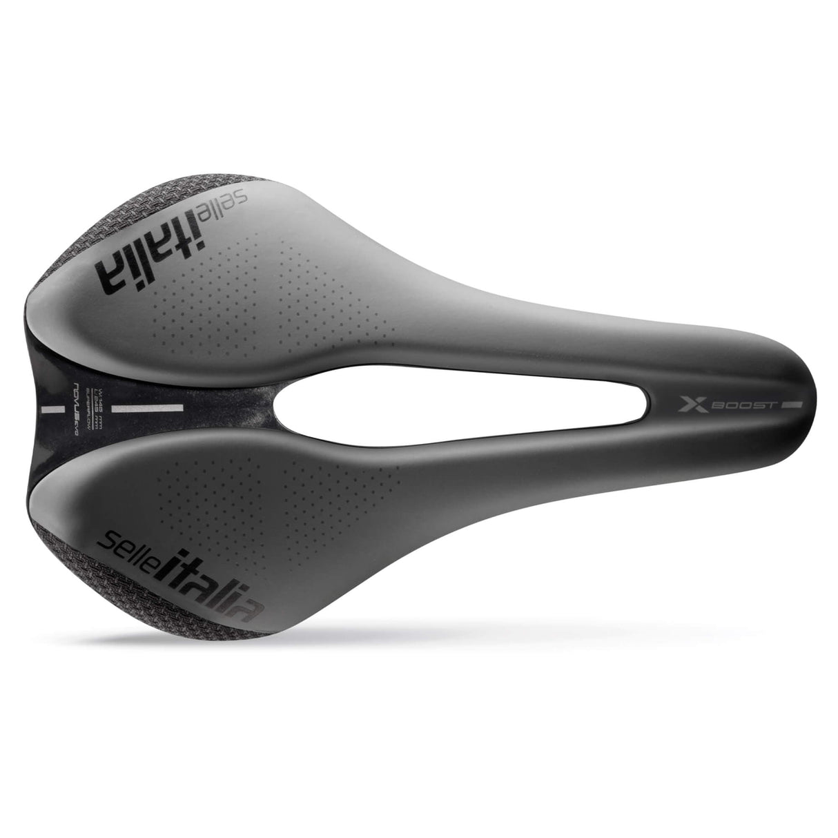 Selle Italia Novus Boost Evo Tm Superflow X-Cross Saddle: Grey/Black L3