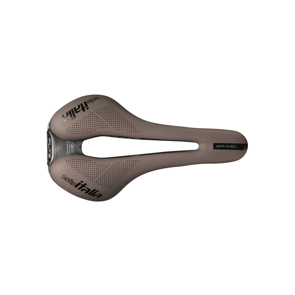 Selle Italia Flite Boost Ti316 Superflow Gravel Saddle: Mud Brown L3