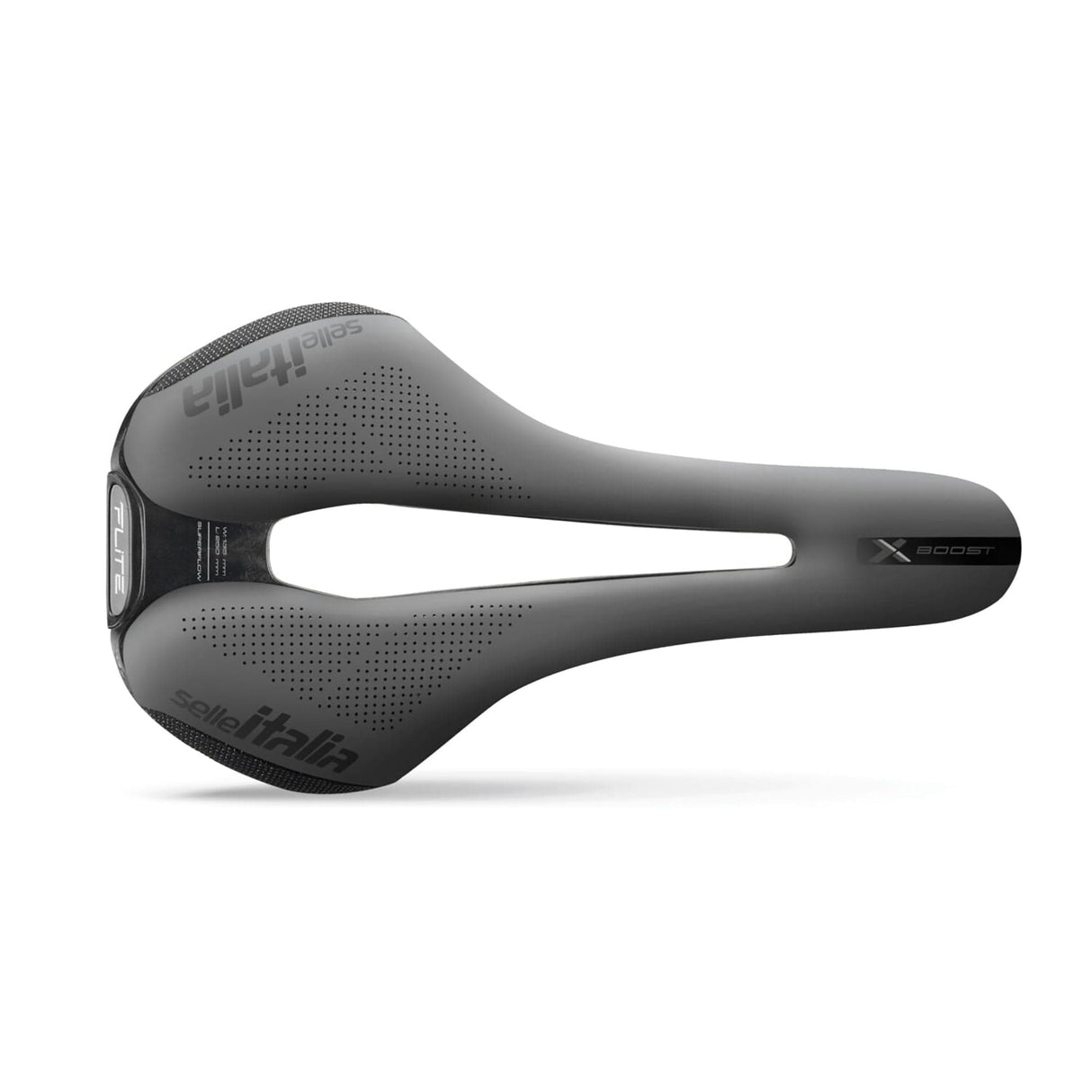 Selle Italia Flite Boost Ti316 Superflow X-Cross Saddle: Black/Black S3