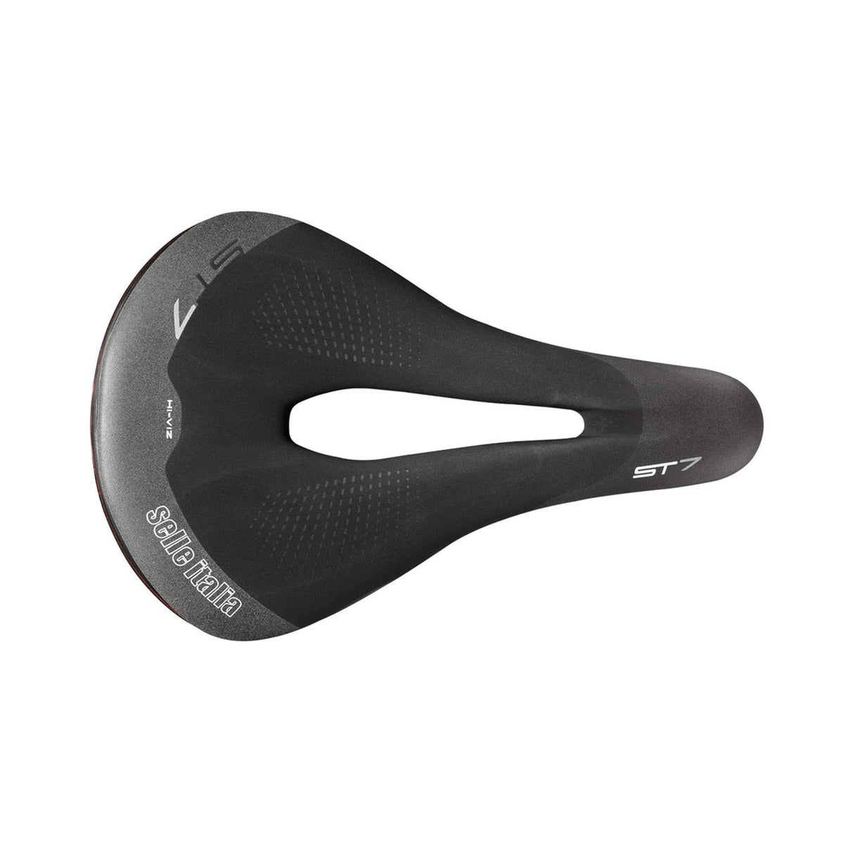 Selle Italia St7 Vision Superflow Commuter Saddle: Black L3