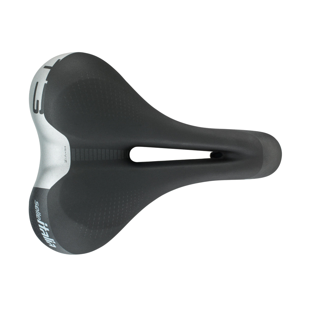 Selle Italia T3 Flow Commuter Saddle: Black S2