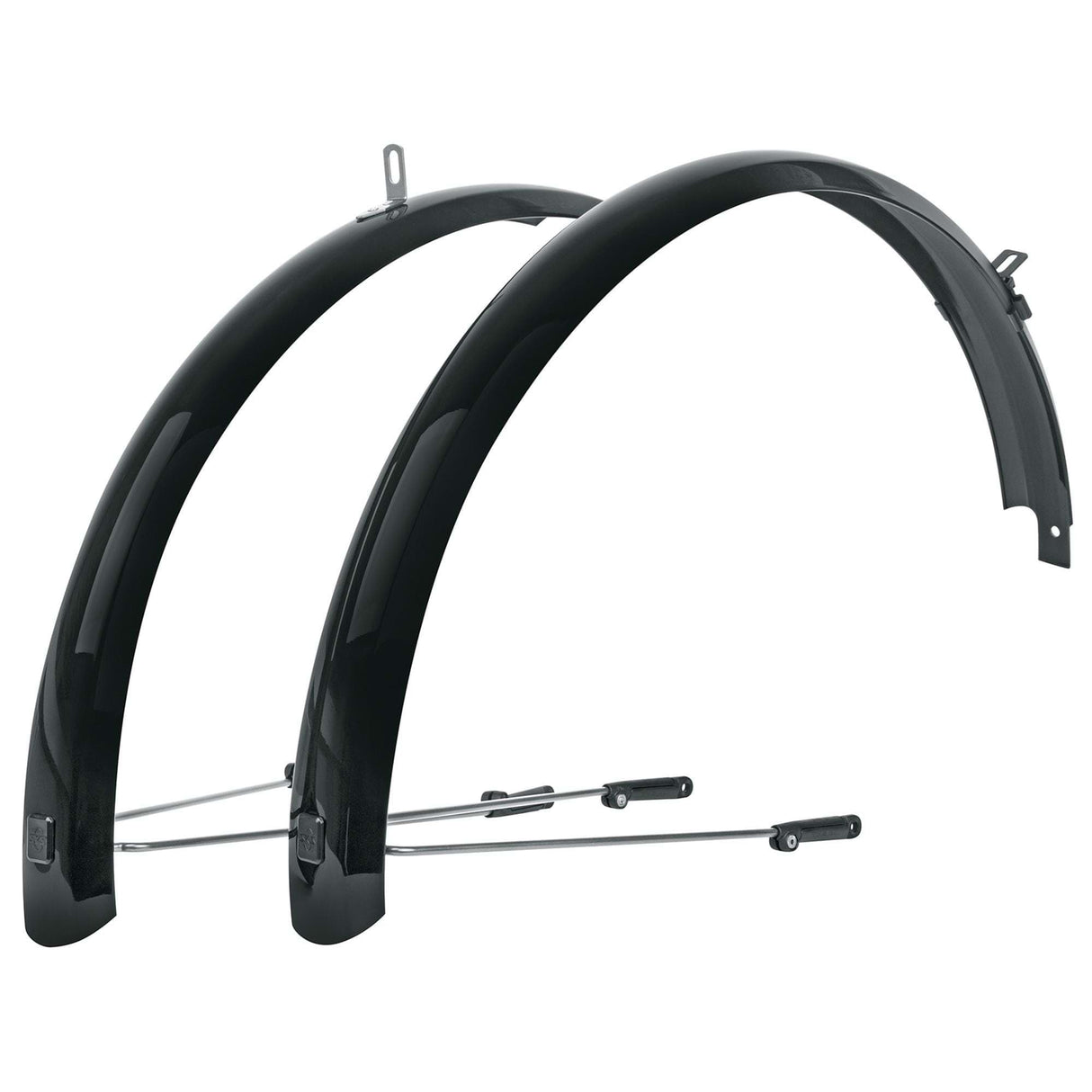 Sks Bluemels 24" Mudguard Set: Black 24" 53Mm