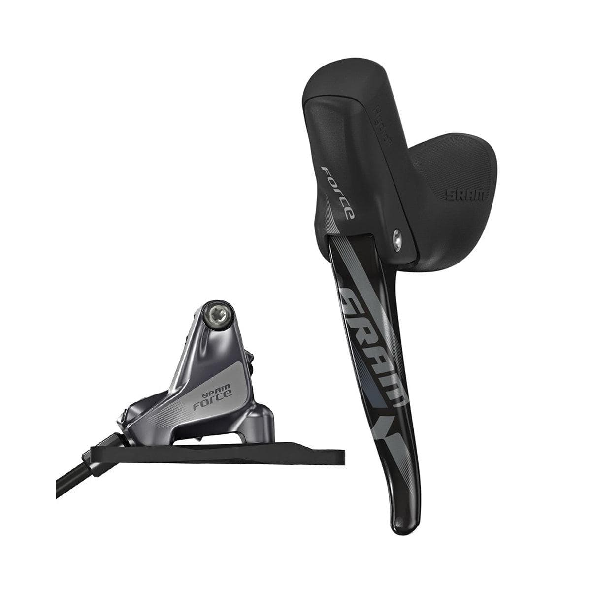 Sram Shift/Hydraulic Disc Brake Force22 11-Speed Rear Sram Shift Rear Brake 1800Mm W Flat Mount Hardware (Rotor & Bracket Sold Separately):  1800Mm