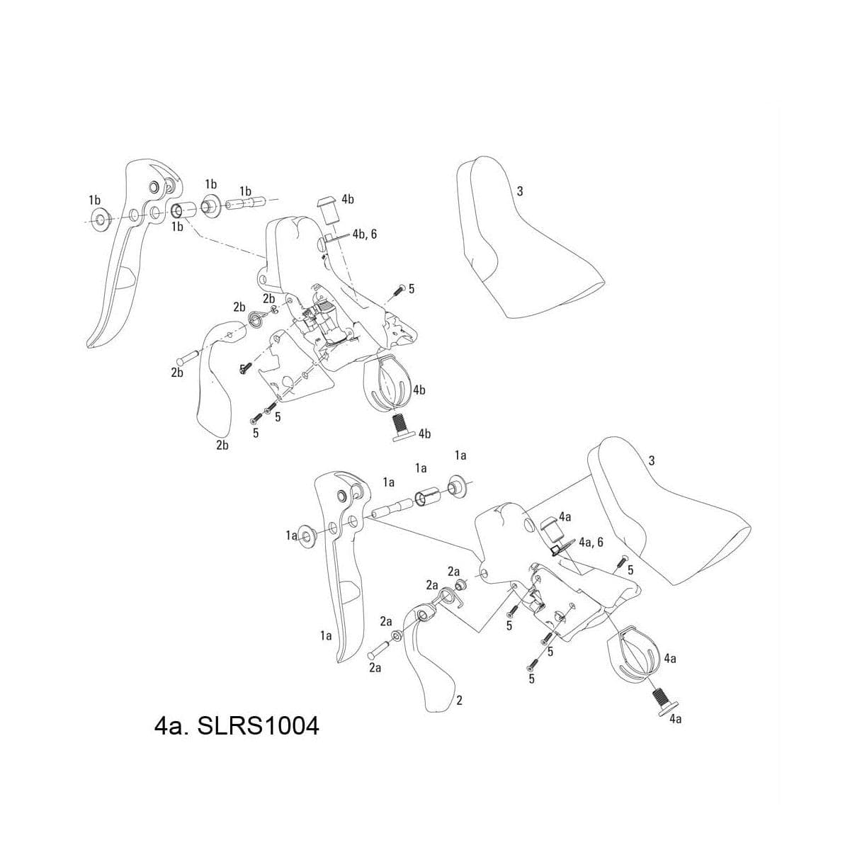 Sram Spare - Shifter Brake Clamp Kit 2007-2008 Rival/Force, Pair: