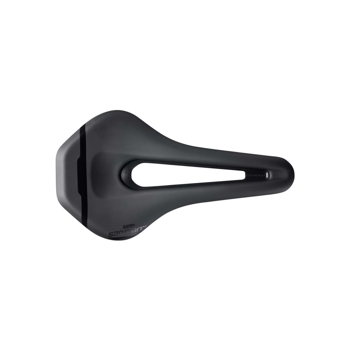 Selle San Marco Ground Sport Saddle: Black/Black S3