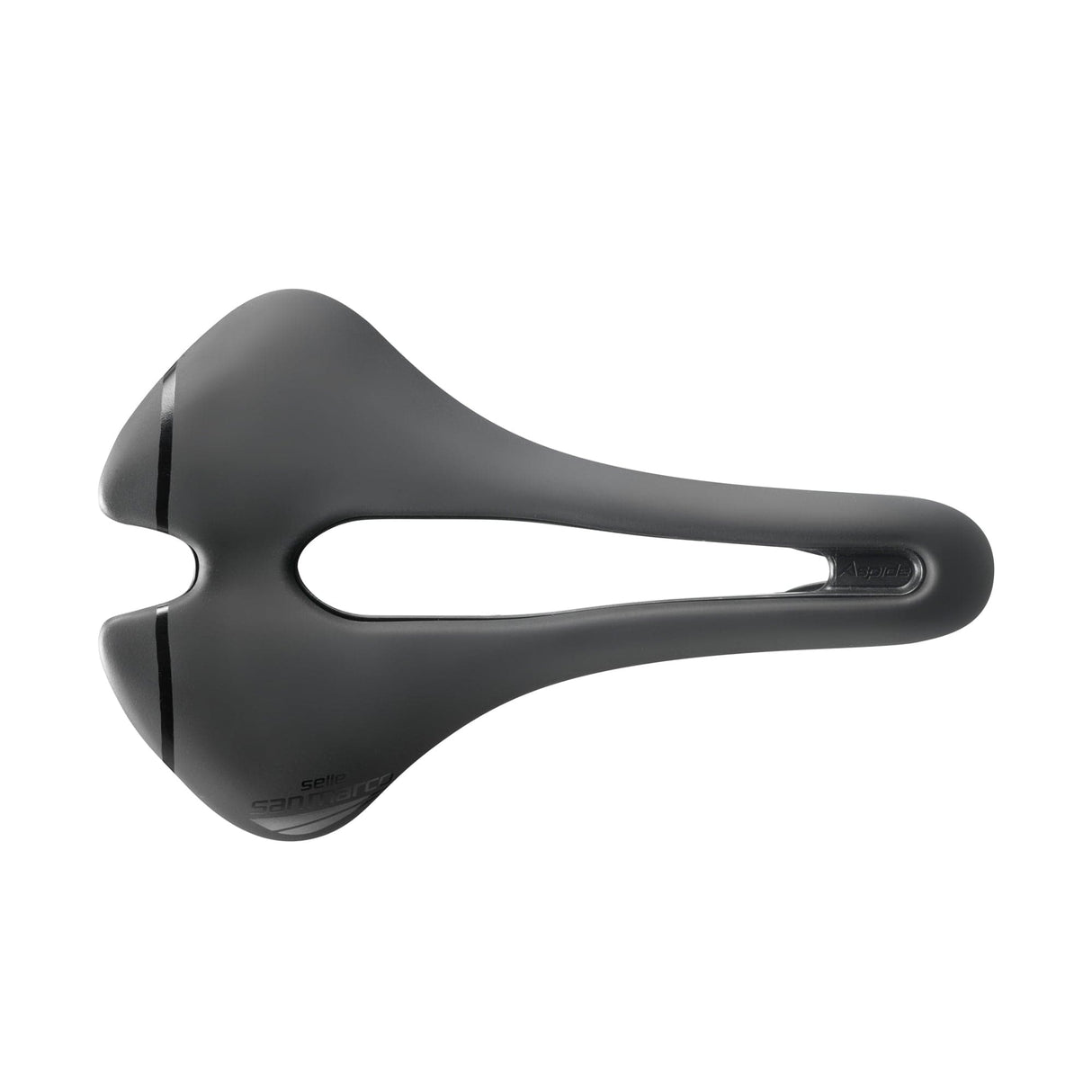 Selle San Marco Aspide Short Sport Saddle: Black/Black Narrow (S3)