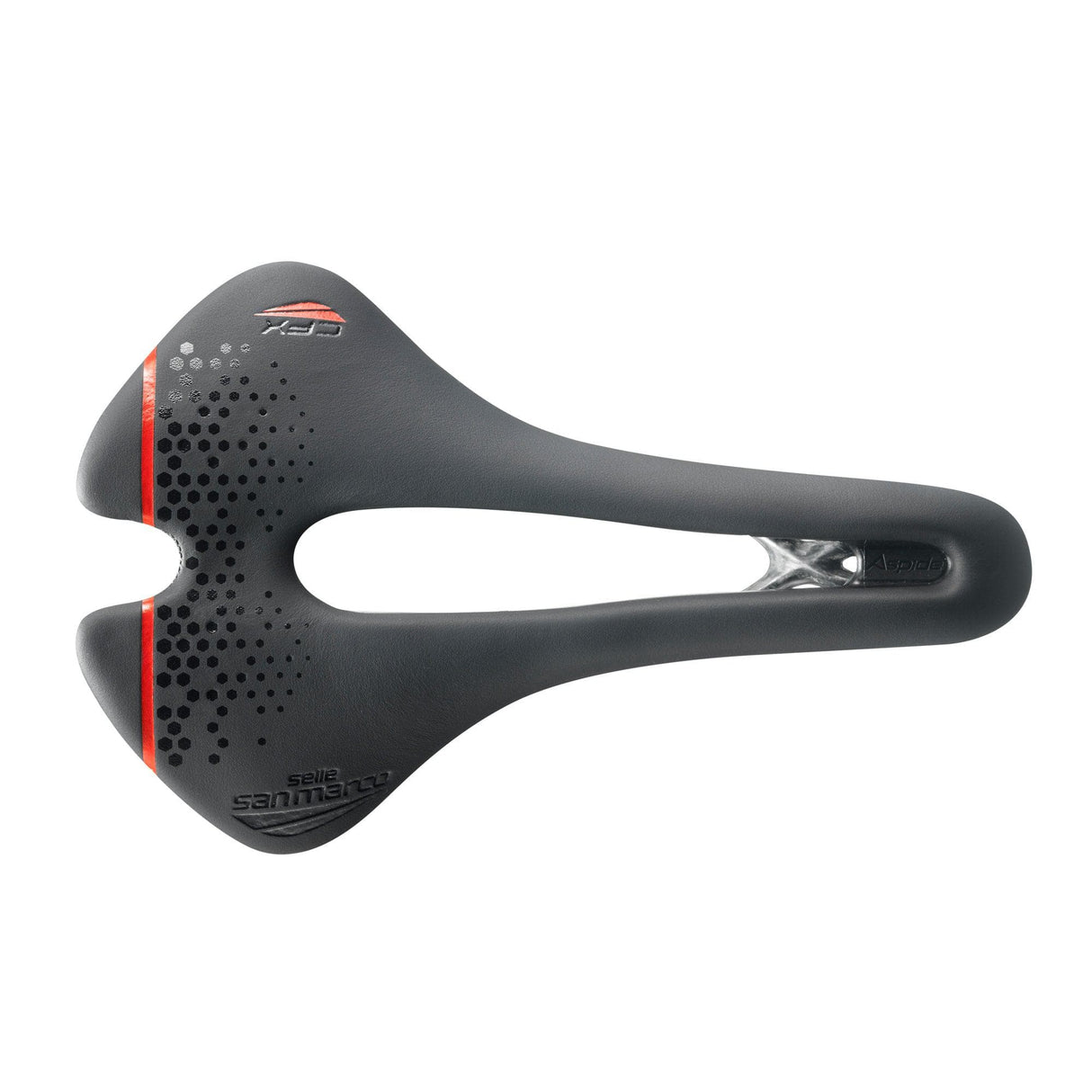 Selle San Marco Aspide Short Carbon Fx Saddle: Black/Black Narrow (S3)