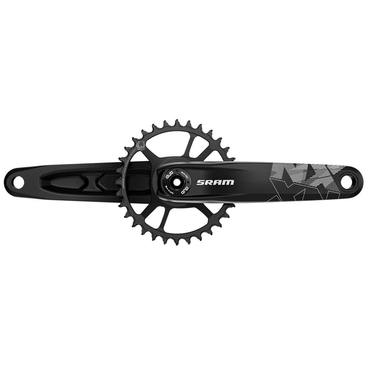 Sram Crank Nx Eagle Boost 148 Dub 12S W Direct Mount 32T X-Sync 2 Steel Chainring Black (Dub Cups/Bearings Not Included): Black 170Mm