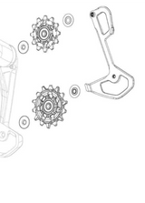 Sram Spare - Rear Derailleur Pulley Kit Apex1/Nx 11 Speed: