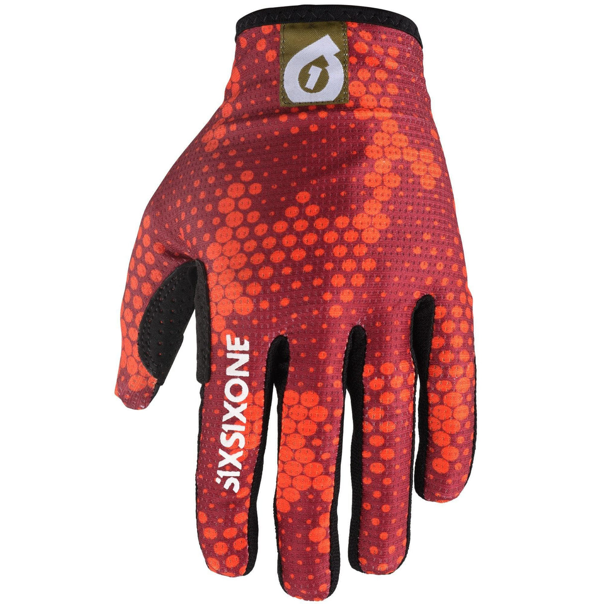 SixSixOne Youth Comp Glove Digi Orange Y XS