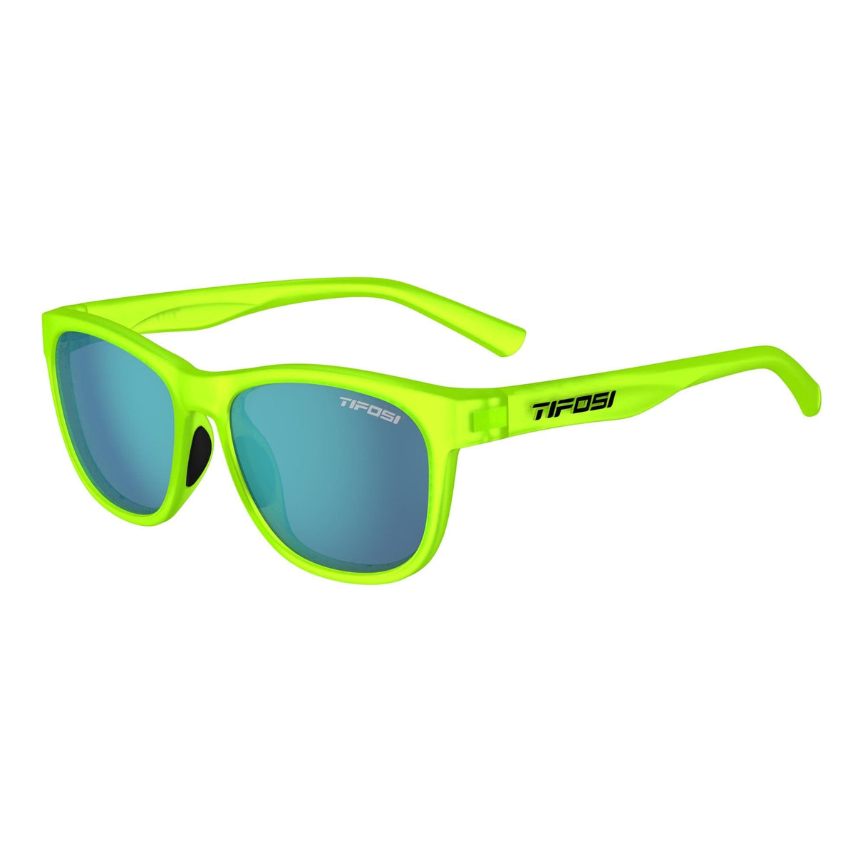 Tifosi Swank Single Lens Sunglasses 2020: Electric Blue/Smoke Bright Blue