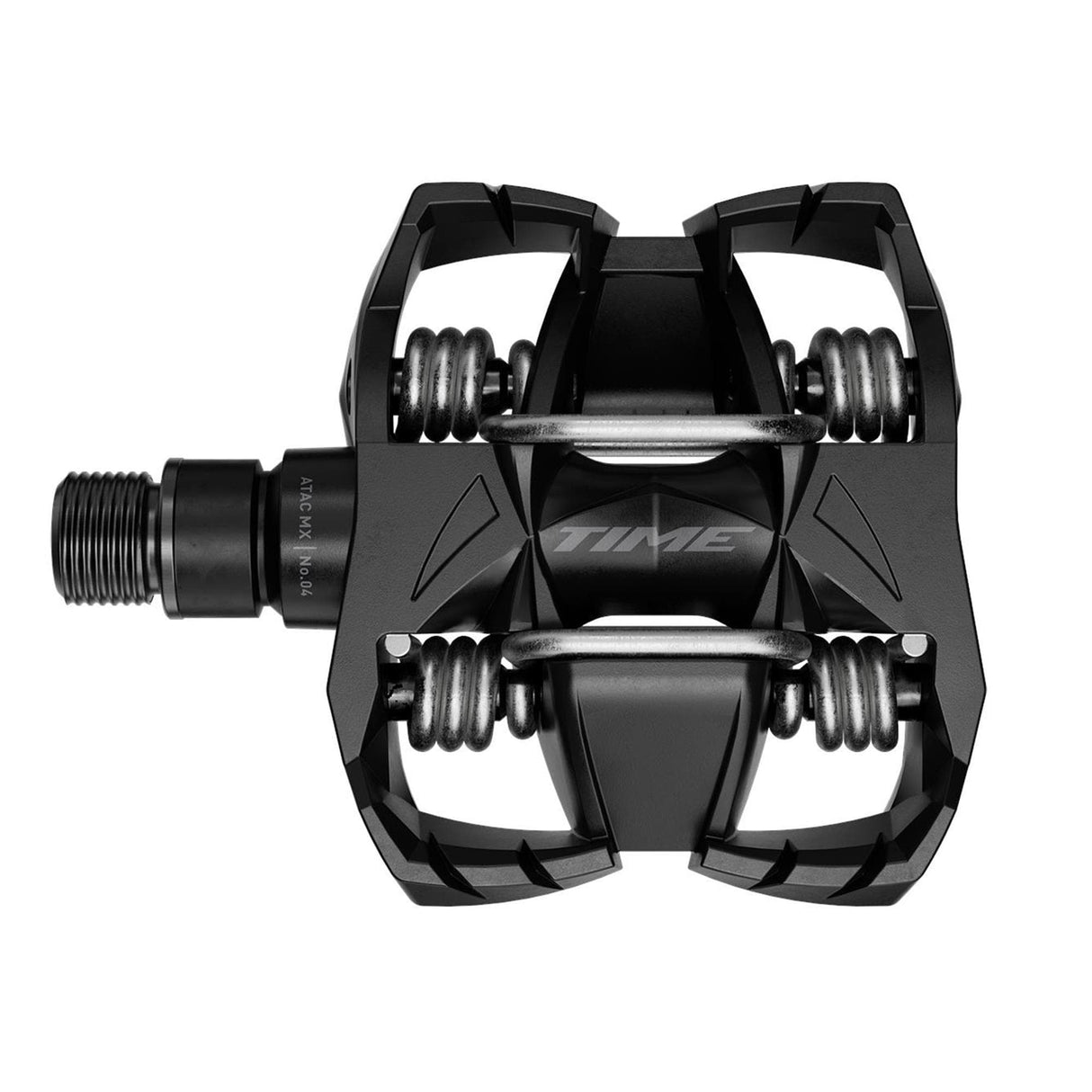 Time Pedal - Mx 4 Mtb Pedals, Including Atac Standard Cleats: Black