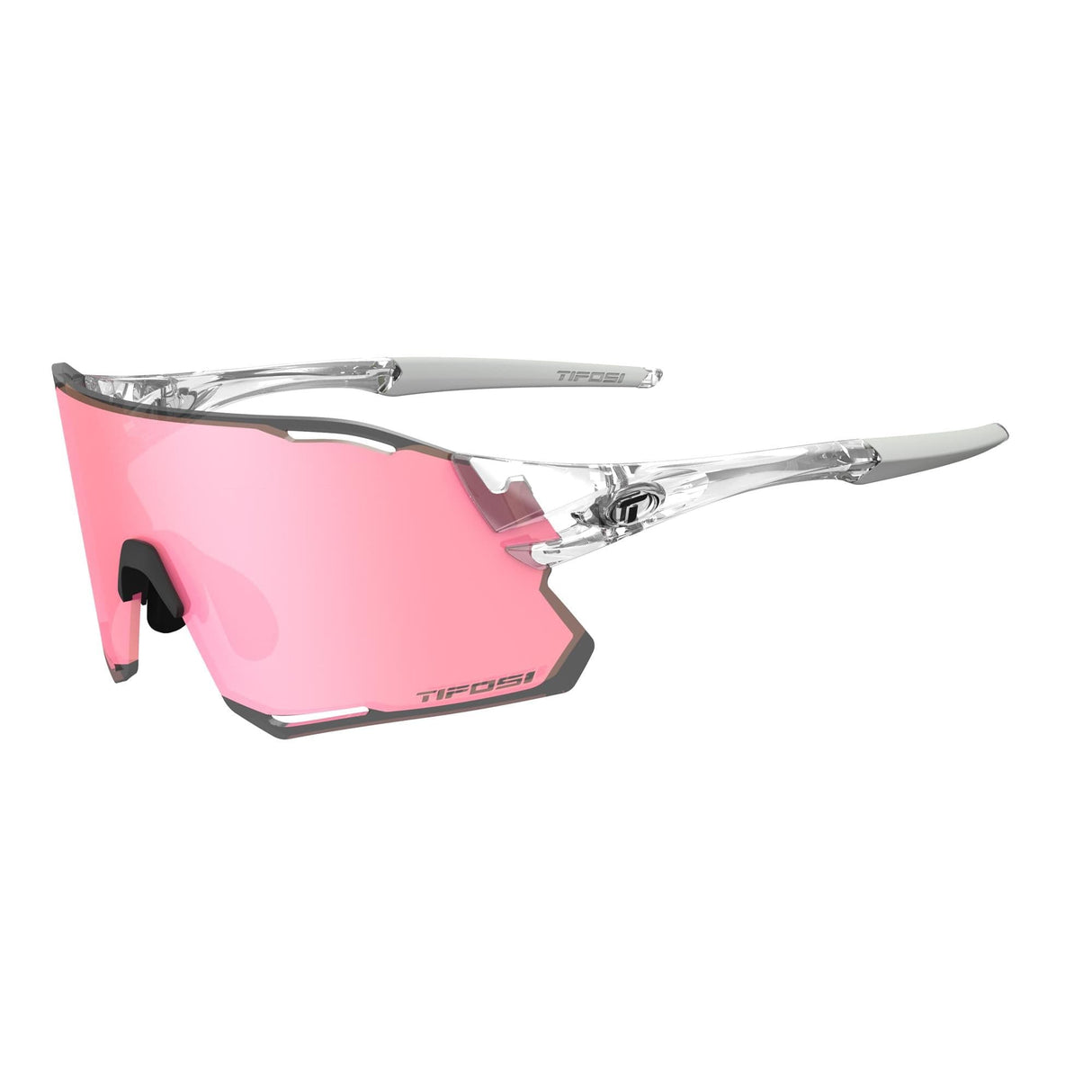 Tifosi Rail Race Interchangeable Clarion Lens Sunglasses (2 Lens Limited Edition) 2023: Crystal Clear