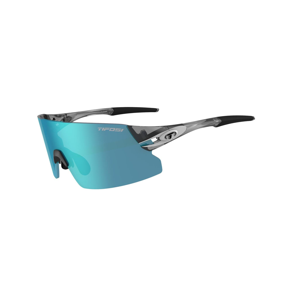 Tifosi Rail Xc Clarion Interchangeable Lens Sunglasses 2023: Crystal Smoke