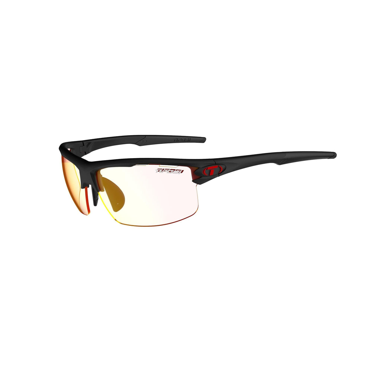 Tifosi Rivet Clarion Fototec Single Lens Sunglasses 2023: Matte Black