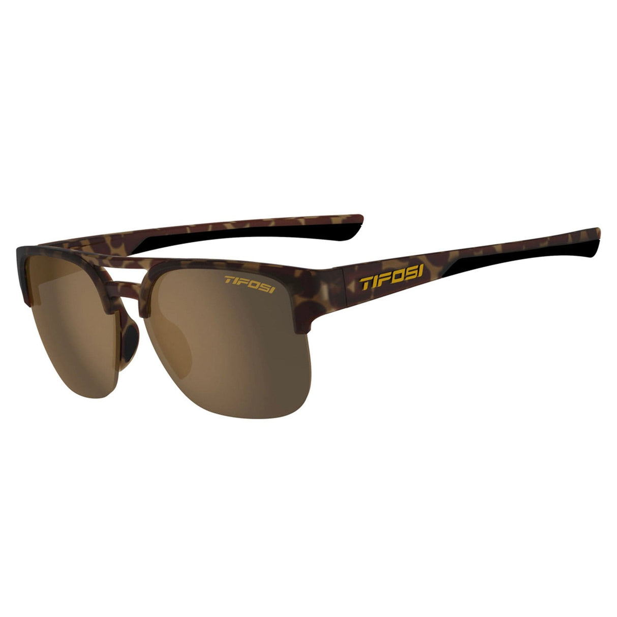 Tifosi Salvo Polarised Single Lens Sunglasses: Matte Tortoise