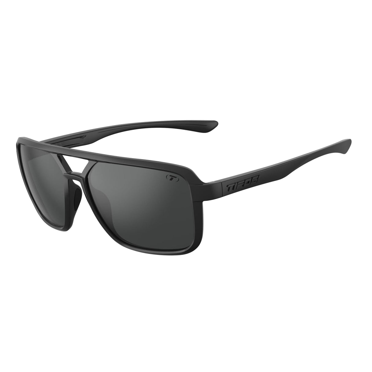 Tifosi Salto Single Lens Sunglasses 2024: Blackout Smoke