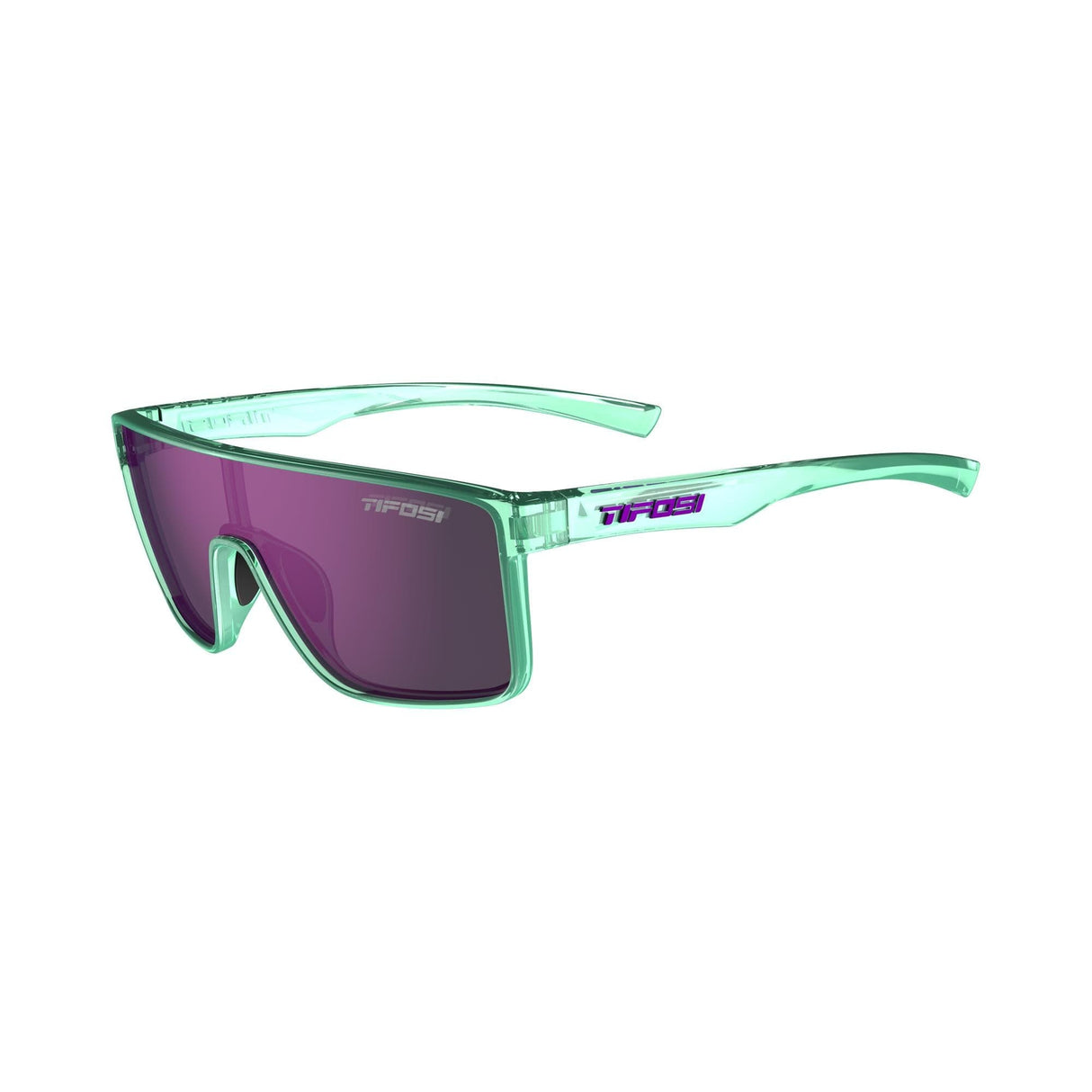 Tifosi Sanctum Single Lens Sunglasses 2024: Aqua Shimmer