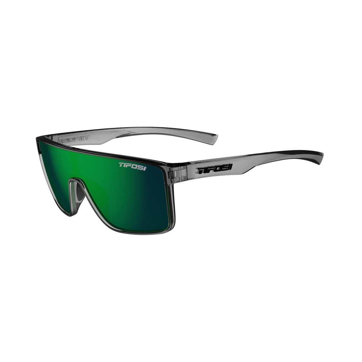 Tifosi Sanctum Single Lens Sunglasses 2024: Crystal Smoke