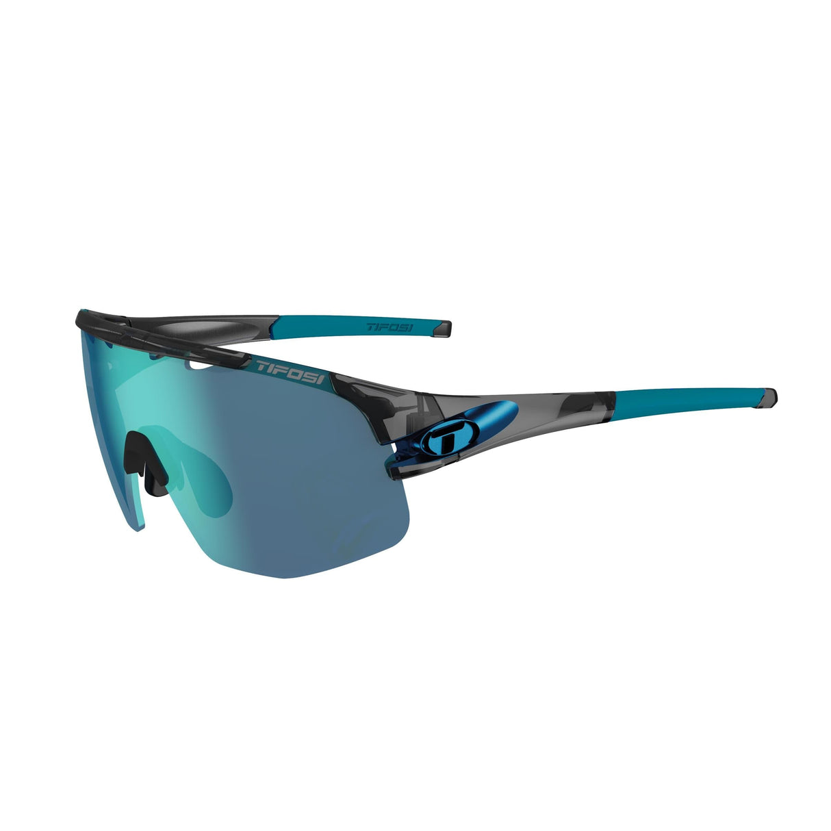 Tifosi Sledge Lite Interchangeable Lens Sunglasses 2021: Crystal Smoke