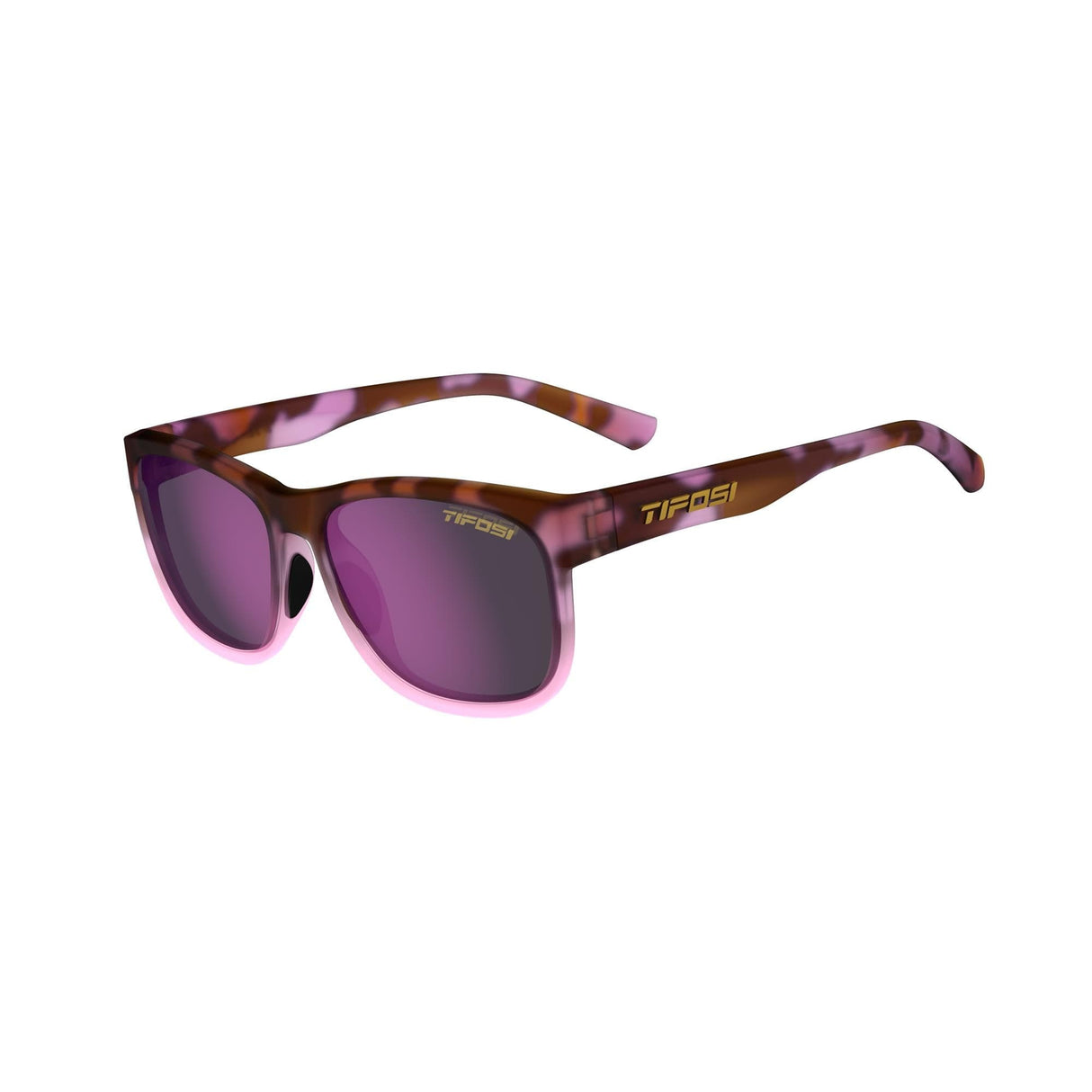 Tifosi Swank Xl Single Lens Sunglasses 2022: Pink Tortoise