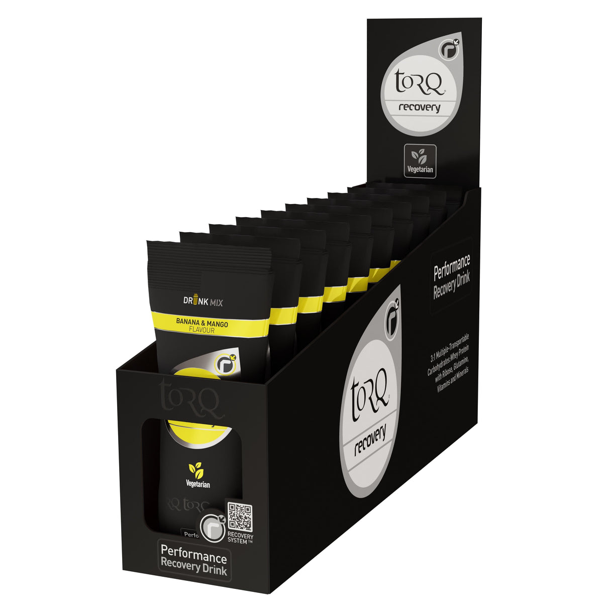 Torq Recovery Drink Single Serve Sachets (10X 50G): Banana & Mango