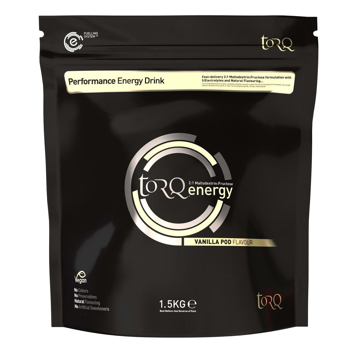 Torq Energy Drink (1 X 1.5Kg): Vanilla Pod