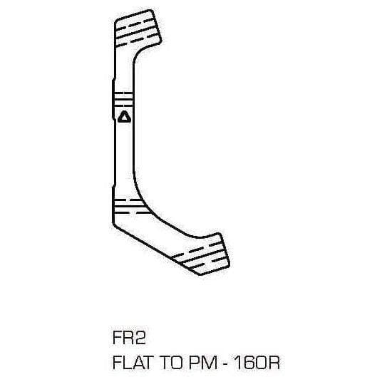 TRP Adapter FR2  Flat Mount  160mm Rear