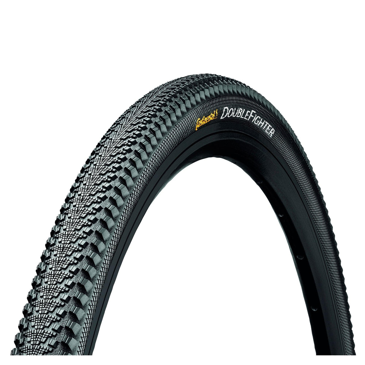 Continental Doublefighter Iii Tyre - Wire Bead: Black/Black 20X1.75"