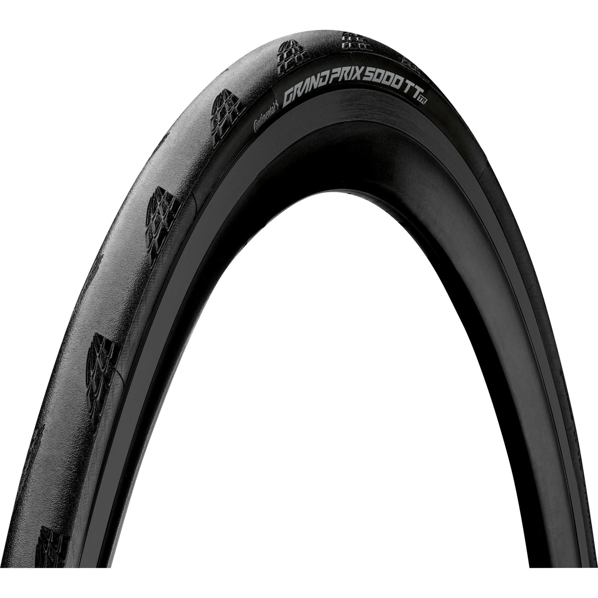 Continental Grand Prix 5000S Tubeless Ready Tt Tyre 2022: Black/Black 700X28C