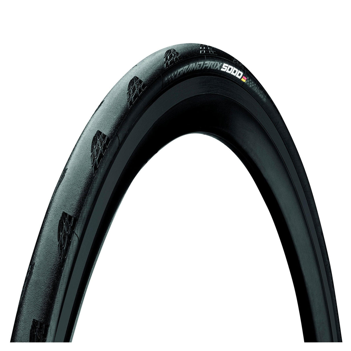 Continental Grand Prix 5000 Tyre - Foldable Blackchili Compound: Black/Black 700X23C