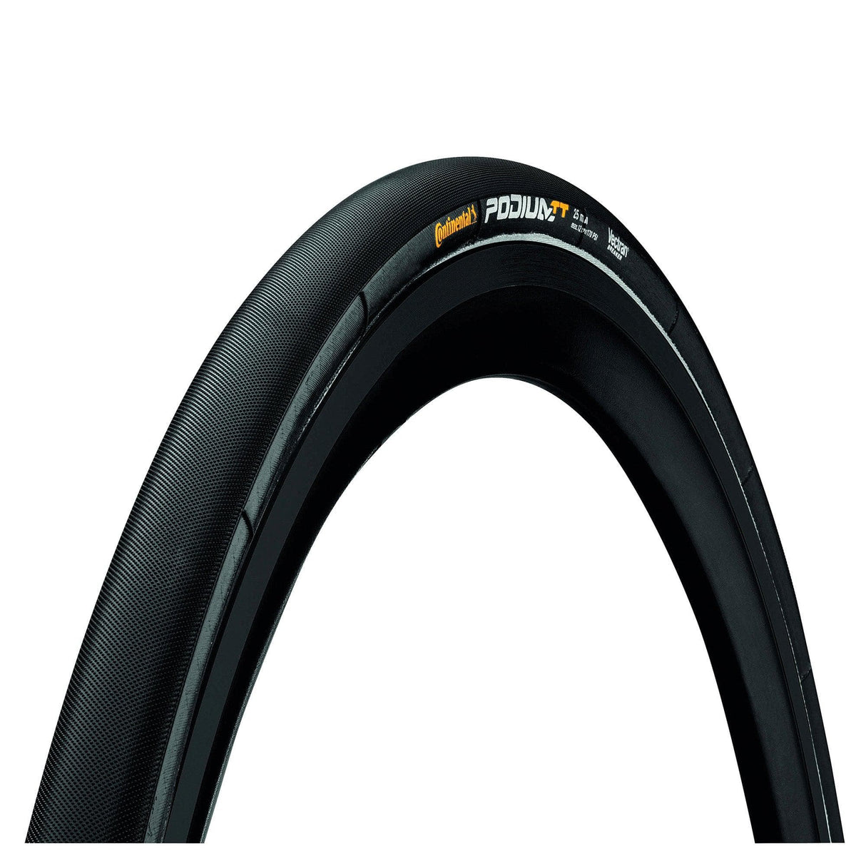 Continental Podium Tt Tyre - Tubular Blackchili Compound: Black/Black 28"X25Mm