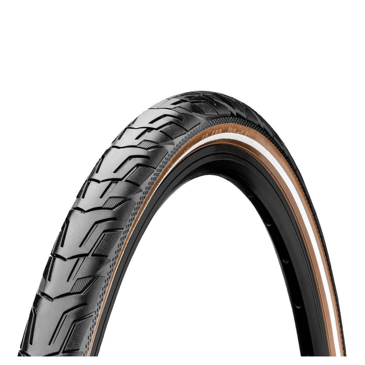 Continental Ride City Reflex Tyre - Wire Bead: Black/Brown Reflex 700X35C