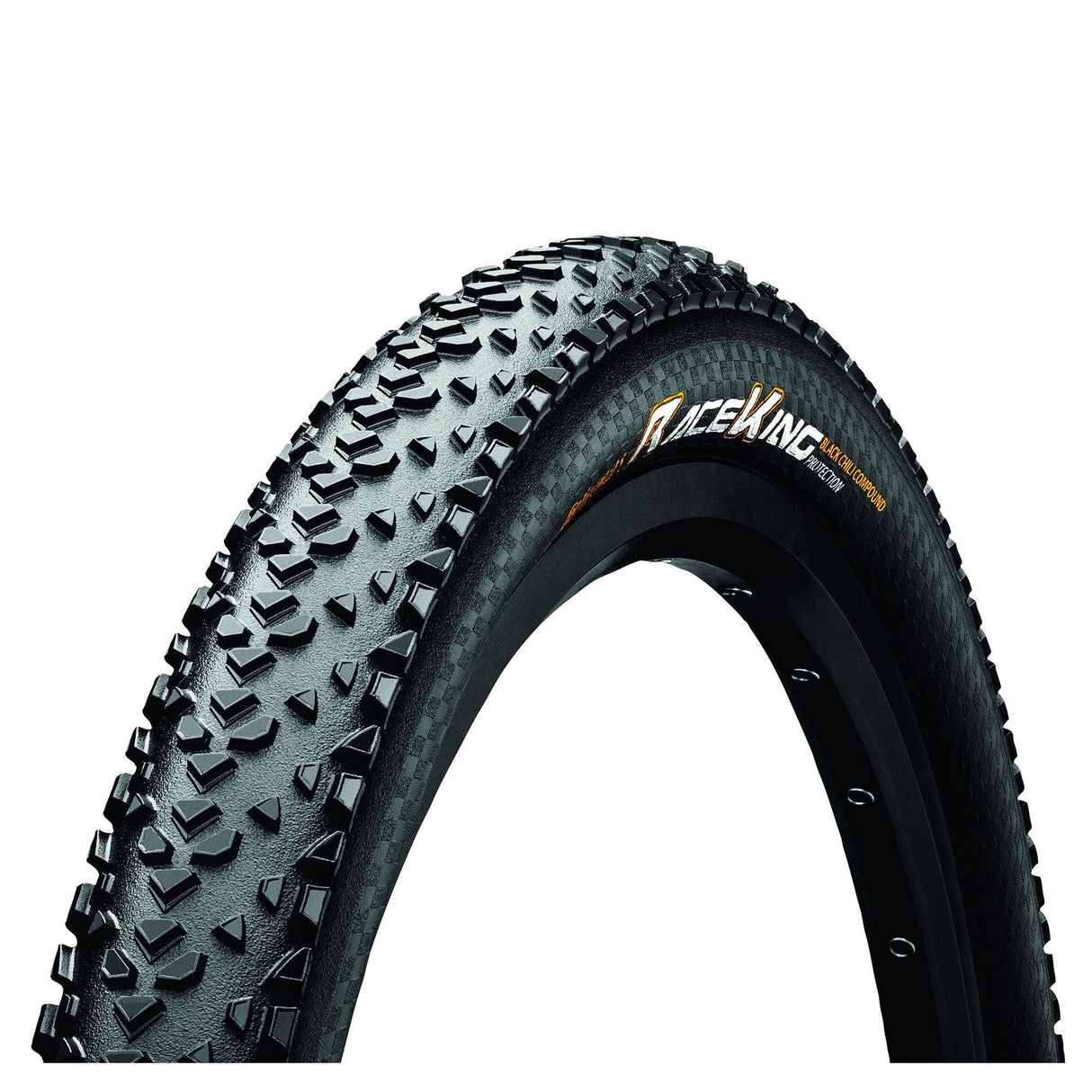 Continental Race King Protection Tyre - Foldable Blackchili Compound: Black/Black 26X2.20"