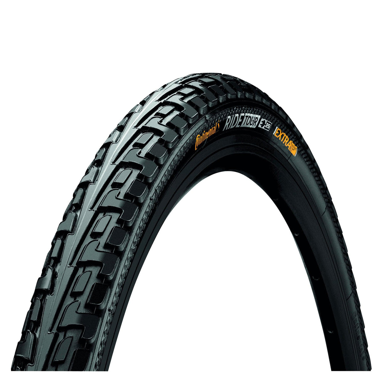 Continental Ride Tour Tyre - Wire Bead: Black/Black 700X42C (40C)