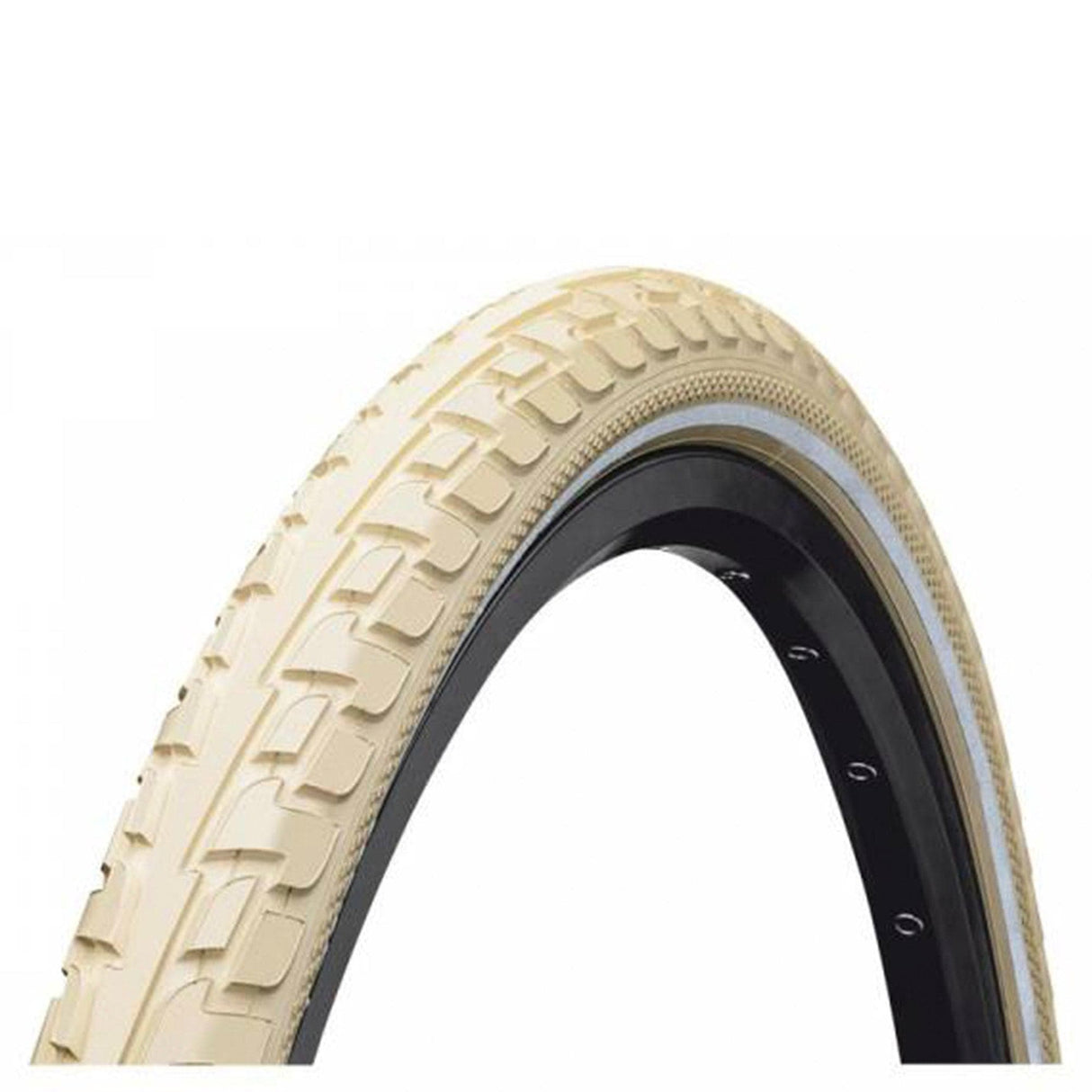 Continental Ride Tour Tyre - Wire Bead: Cream/Cream 700X35C