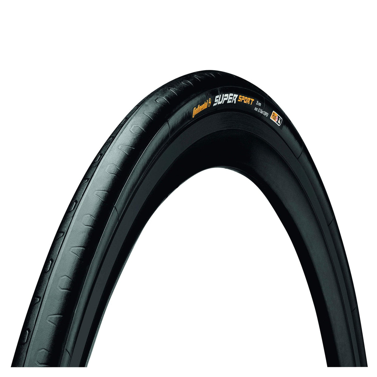 Continental Super Sport Plus Tyre - Foldable: Black/Black 700X23C