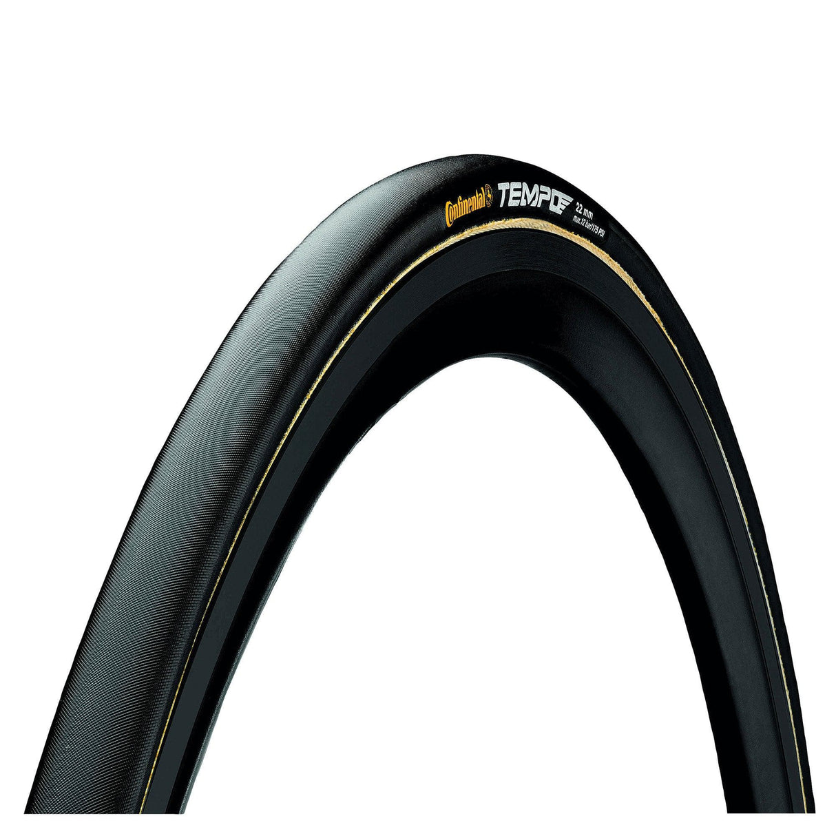 Continental Tempo Ii Tyre - Tubular Blackchili Compound: Black/Black 28"X22Mm