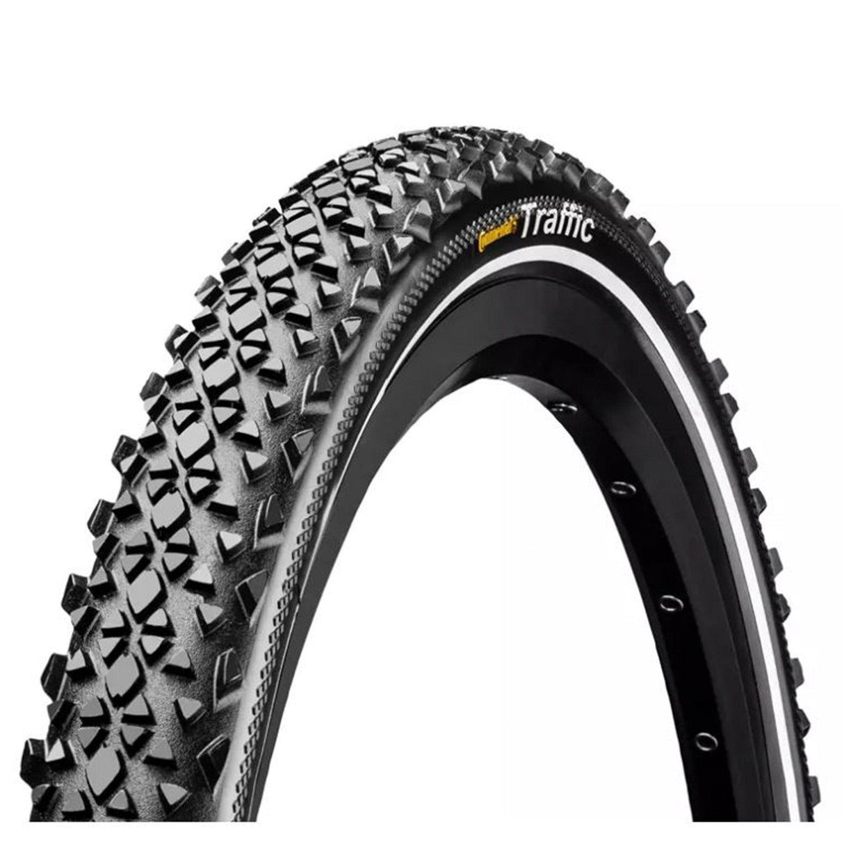 Continental Traffic Ii Tyre - Wire Bead: Black/Black 26X2.10"