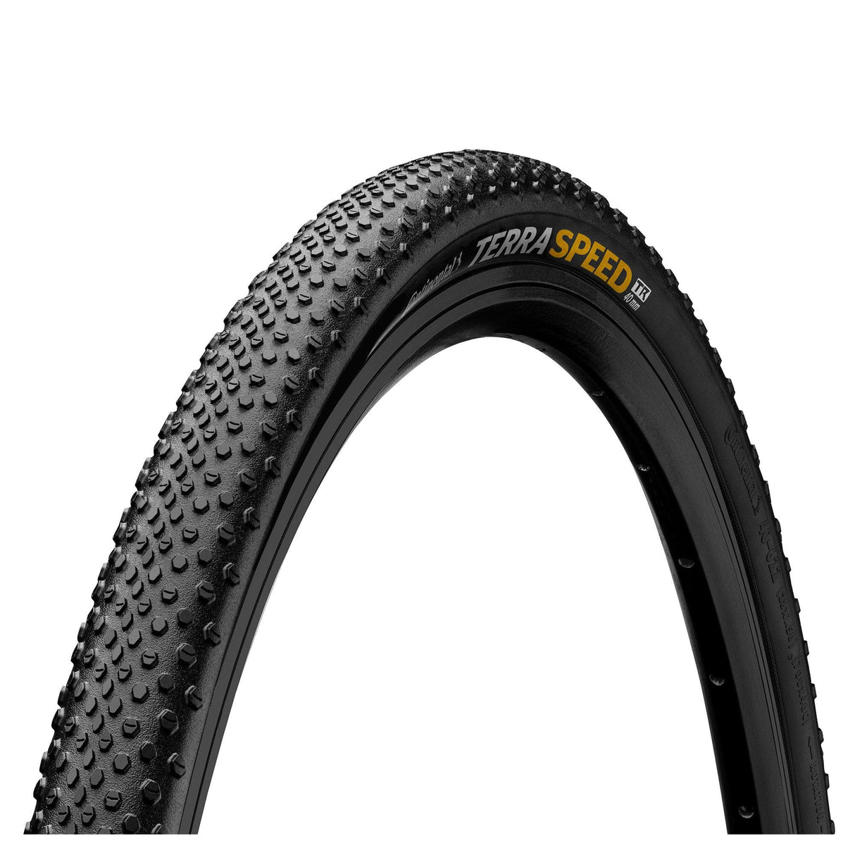 Continental Terra Speed Protection Tyre - Foldable Blackchili Compound 2022: Black/Transparent 700X45C