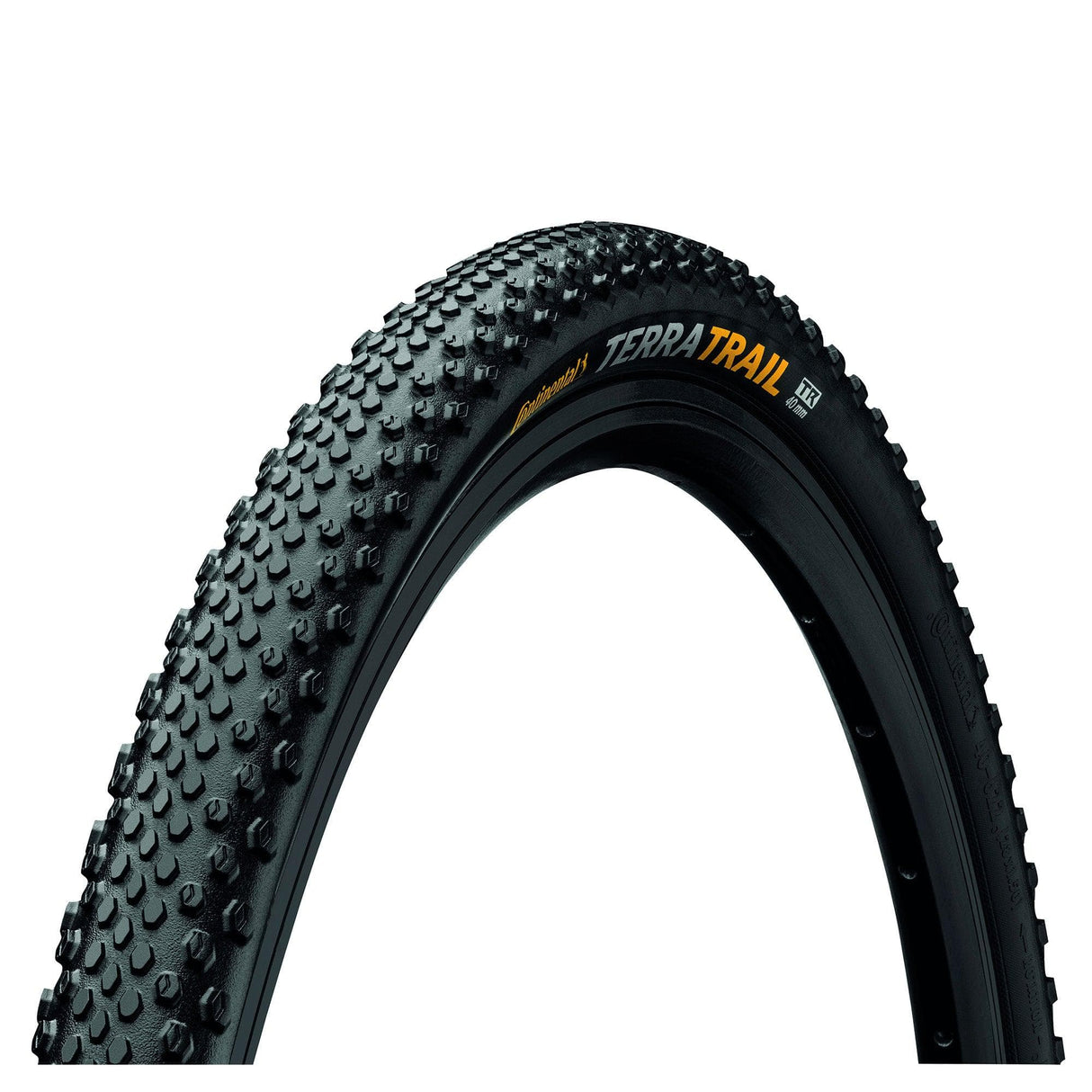 Continental Terra Trail Protection Tyre - Foldable Blackchili Compound: Black/Black 700X40C